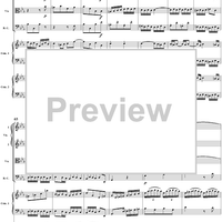 Double Clavier Concerto No. 1 in C Minor, Movement 3   (BWV 1060) - Score