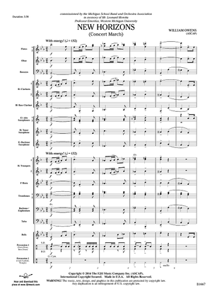 New Horizons - Score