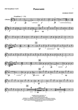 Panoramic - Alto Saxophone 1