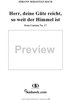 "Herr, deine Güte reicht so weit der Himmel ist", Aria, No. 3 from Cantata No. 17: "Wer Dank opfert, der preiset mich" - Violin 2