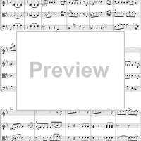 Flute Quartet No. 1, Movement 1 - Score