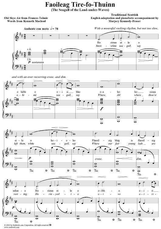 Sea-gull of the Land-under-Waves