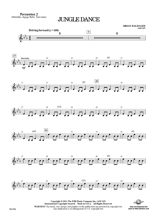 Jungle Dance - Percussion 2