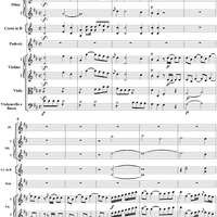 La Finta Giardiniera, Act 1, No. 3 "Zu meinem Ohr erschallet" (Aria) - Full Score
