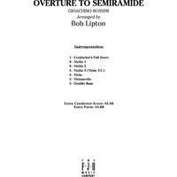 Overture to Semiramide - Score