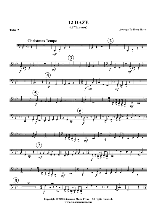 12 Daze (of Christmas) - Tuba 2