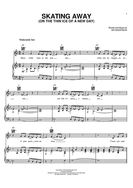 Skating Away (On The Thin Ice Of A New Day)