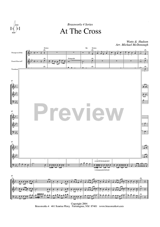 At the Cross - Score