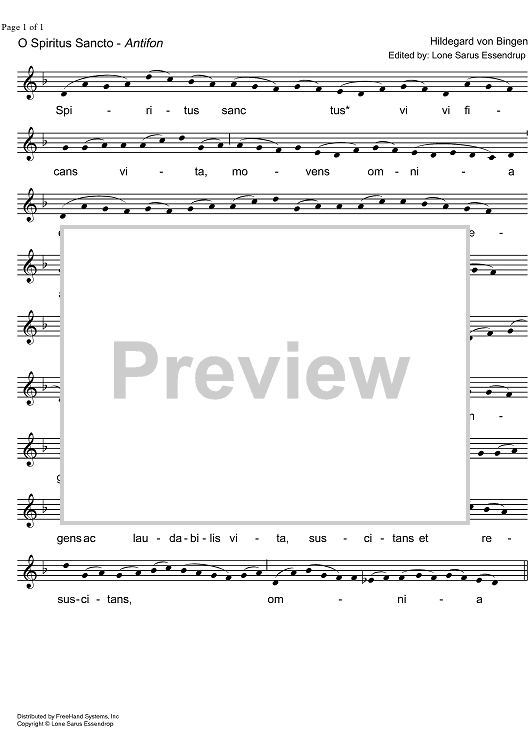 O Spiritus Sancto-Antifon