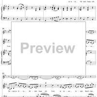"In Jesu Demut kann ich Trost", Aria, No. 3 from Cantata No. 151: "Süsser Trost, mein Jesus kömmt" - Piano Score