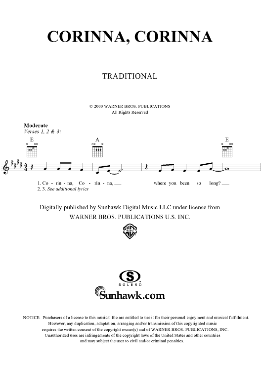 Corinna, Corinna