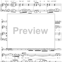 "Gott ist unser Sonn' und Schild!", Aria, No. 2 from Cantata No. 79: "Gott, der Herr, ist Sonn' und Schild" - Piano Score