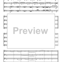 Concerto for Four Horns - Score