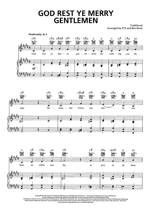 God Rest Ye Merry Gentlemen