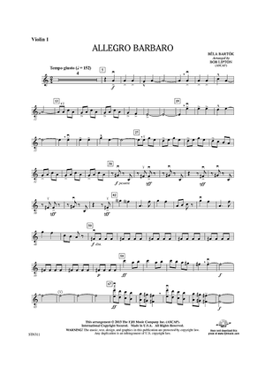 Allegro Barbaro - Violin 1