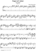 Fugue for Clavier in E Minor, BWV778