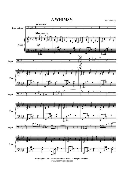A Whimsy - Piano