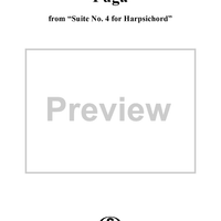 Fuga from 4th Suite of Pieces for the Harpsichord