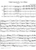 Violin Concerto No. 1 in A Minor   (BWV 1041) - Full Score