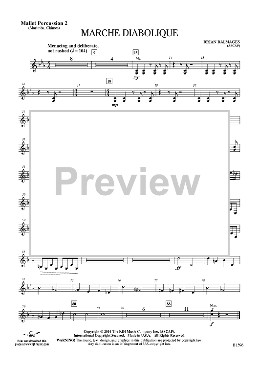 Marche Diabolique - Mallet Percussion 2