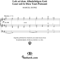 Praise the Lord God Almighty, from "Seventy-Nine Chorales", Op. 28, No. 53