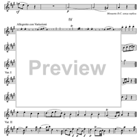 Quintet A Major KV581 - Violin 1