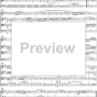 String Quartet No. 18, Movement 4 - Score