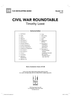 Civil War Roundtable - Score