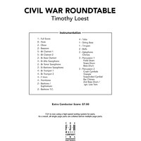 Civil War Roundtable - Score