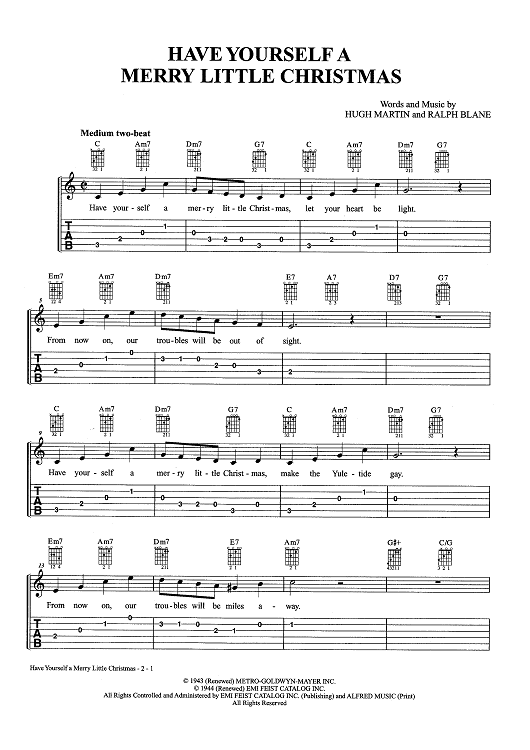 Have Yourself A Merry Little Christmas