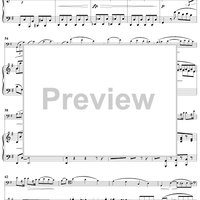 Cello Sonata No. 1 in E Minor - Piano Score