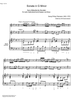 Sonata in G Minor (from Metodische Sonaten) - Score