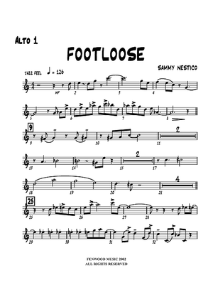 Footloose - Alto Sax 1