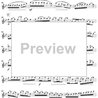 Duet No. 5 from Six Easy Duets, Op. 137 - Flute 1