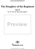 The Daughter of the Regiment, Act 2, No. 15: "Are we three met again?" - Score