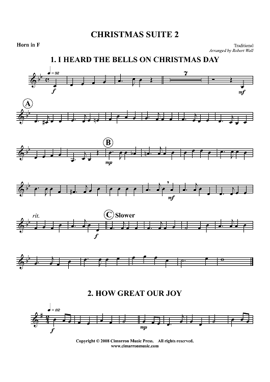 Christmas Suite 2 - Horn in F