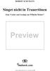 Lieder und Gesänge aus Wilhelm Meister, Op. 98a, No. 7 - Singet nicht in Trauertönen - No. 7 from "Lieder and Songs from Wilhelm Meister"  op. 98a