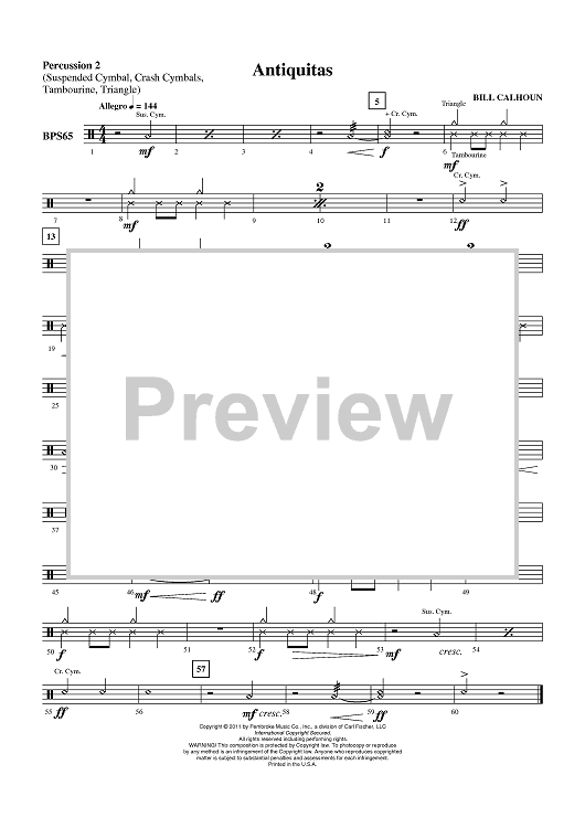 Antiquitas - Percussion 2