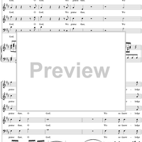 We Praise Thee, O God - No. 1 from Dettingen Te Deum - HWV283