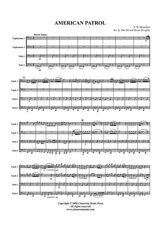 American Patrol - Score