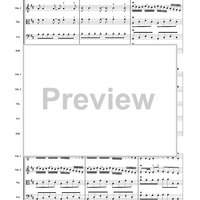 Allegro from Serenade No. 1 in D - Score