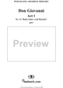 "Batti, batti, o bel Masetto", No. 13 from "Don Giovanni", Act 1, K527 - Full Score