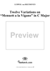 Twelve Variations on "Menuett à la Viganò" in C Major, WoO 68