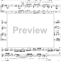 "Leget euch dem Heiland unter", Aria, No. 5 from Cantata No. 182: "Himmelskönig, sei willkommen" - Piano Score