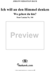 "Ich will an den Himmel denken", Aria, No. 2 from Cantata No. 166: "Wo gehest du hin?" - Tenor