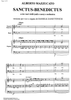 Sanctus Eb Major - Full Score