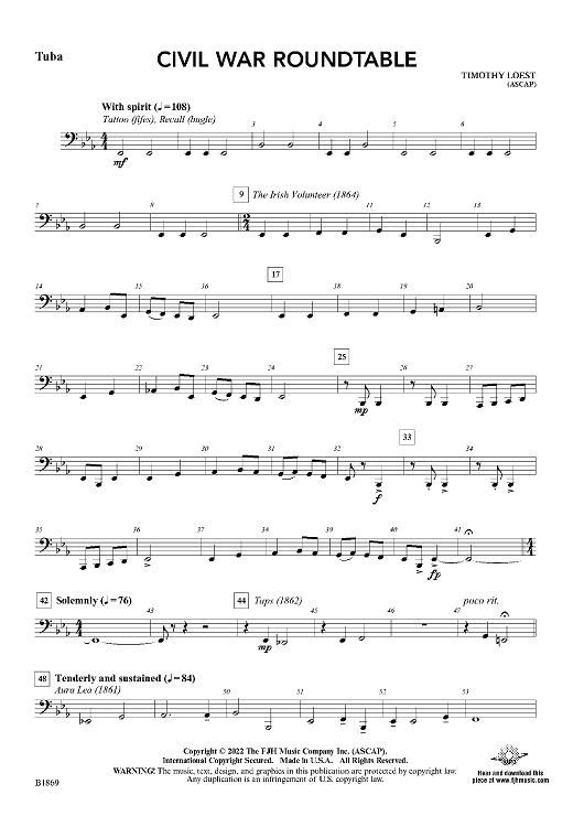 Civil War Roundtable - Tuba