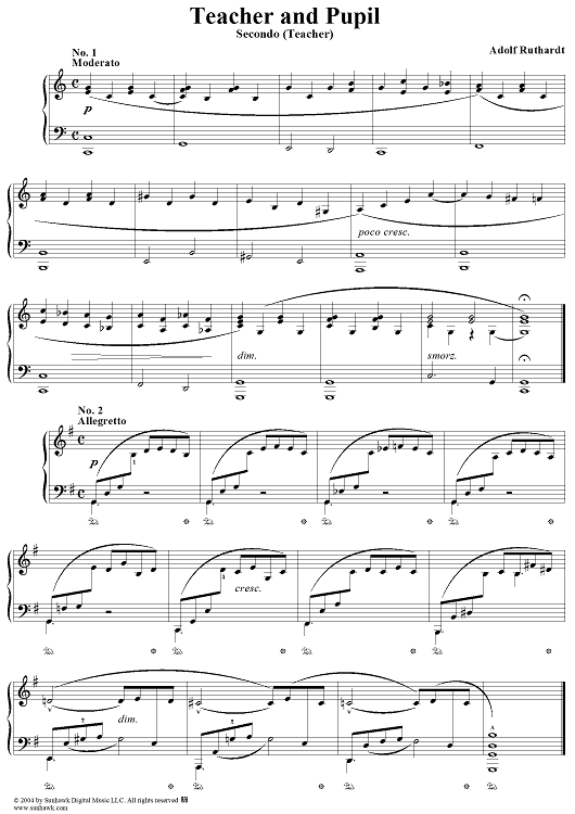 Teacher and Pupil, Nos. 1 - 24