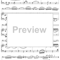 Siciliano from "Flute Sonata No. 2" - Piano Score