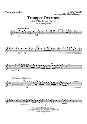 Trumpet Overture from "The Indian Queen," Act 3 - Trumpet 1